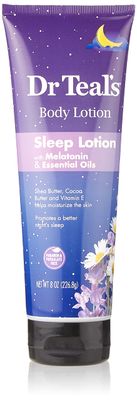 Teal&#39;s Adults Body Lotion Melatonin &amp; Essential Oils Night Sleep, 8 oz