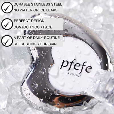 pfefe Stainless Steel Cryo Gua Sha - Gua Sha Facial Beauty Tools - Metal Skin Care Gua Sha for Body SPA Face Neck Eye