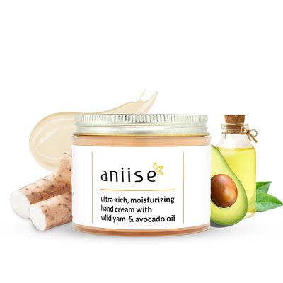 Ultra-Rich Moisturizing Hand Cream with Wild Yam &amp; Avocado Oil | Supports Menopause &amp; Menstrual Relief | Hydrates, Moisturizes, Combats Dryness, Rejuvenates | Cruelty-free &amp; Skin-Friendly | 4 oz