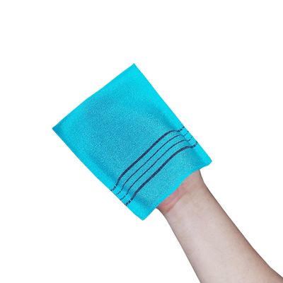 NOPIGO Korean Asian Exfoliating Bath Washcloth Mitt for Remove Dead Skin.Exfoliating Body Scrubber.Exfoliating Gloves for Body Scrub (blue10 pink10)