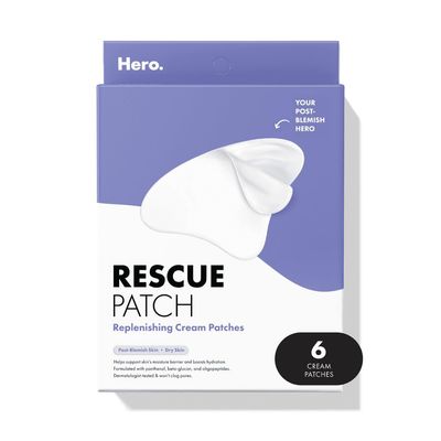 HERO COSMETICS Rescue Patch - The Moisturizing Cream Patch for Post-Blemish Skin. Provides Instant Moisture and Long-Lasting Hydration. Dermatologist-Tested and Wont Clog Pores. 6ct (3 pairs)