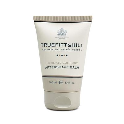 Truefitt &amp; Hill Luxury Aftershave Balm - Ultimate Comfort - Premium Soothing Moisturizer with Aloe Vera Extract - Ideal for Sensitive Skin, Razor Burn Relief, and a Silky Smooth Finish - 3.38 oz.