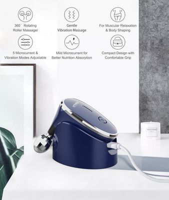 MCSYPOAL Microcurrent-Facial-Device, 5-in-1 Microcurrent Multifunctional Facial Massager, Face Roller Face Massager for Skin Care, Royal Blue