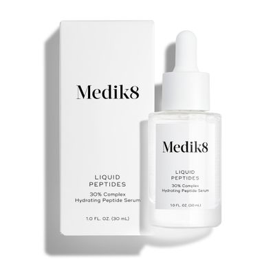 Medik8 Liquid Peptides - Advanced Regenerating Multi Peptide Serum - Smooths Wrinkles and Fine Lines - Hydrating, Brightening, Plumping - 1.0 oz