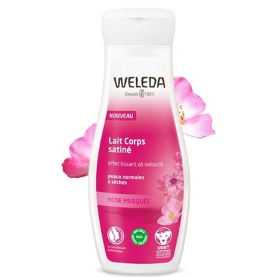 Weleda Pampering Wild Rose Body Lotion, Plant Rich Moisturizer with Wild Rose Oil, Jojoba Oil and Shea Butter, 6.8 Fl Oz (Pack of 1)