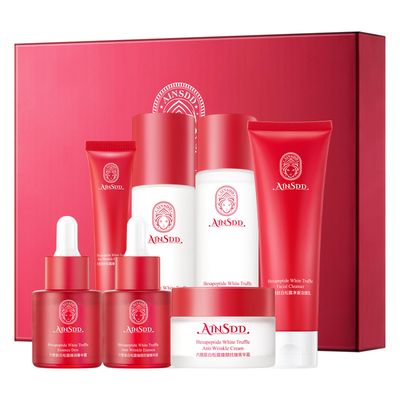 O&#39;KADY Skin Care Set Liusheng Peptide White Truffle Moisturizing and Anti Wrinkle Seven Piece Set Skincare Gift Set,Wife Mom Womens Gifts for Valentine&#39;s Day and Christmas