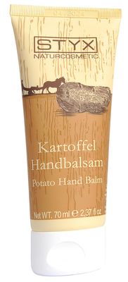 STYX POTATO HAND BALM - Organic Hand Cream Lotion - Vegan Skin Care Products &amp; Repair Treatment - Healing Daily Moisturizing Balm Made With Macadamia Nut Oil, Shea Butter, And Potato Juice - 2.37 oz