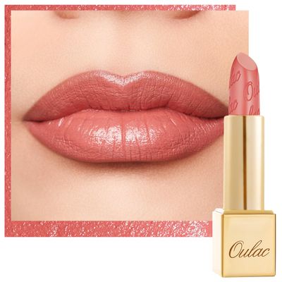 Oulac Matte Lipstick with Metallic Shine, Comfortable Creamy Texture, Smooth No Grainy Feeling, Vegan &amp; Gluten Free, Full-Coverage Lip Colour 4.3g, Christmas Gifts for Women, GM08 Enthusiasm