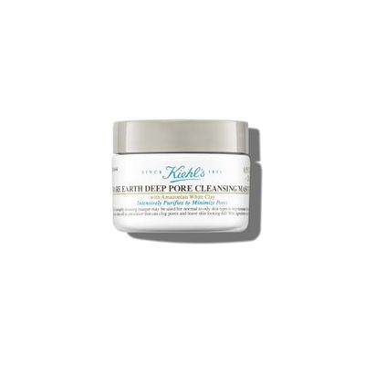 Kiehl&#39;s Rare Earth Deep Pore Cleansing Mask, Pore-Minimizing Face Mask for Clogged Pores, Detoxifies &amp; Refines Skin, Absorbs Excess Oil, with Amazonian White Clay &amp; Aloe Vera - 0.95 fl oz