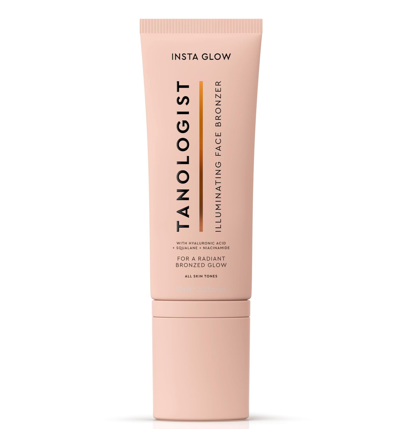 Tanologist Instaglow Illuminating Bronzer for Face - Instant Self Tanner - Last 24 hours - Hyalyronic Acid &amp; Vitamin C - Natural &amp; Vegan - 2.02 fl. oz