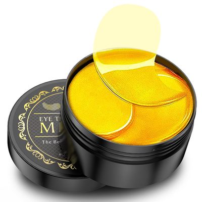 NAZANO Under Eye Patches - 60 Pcs - 24K Gold Eye Mask- Puffy Eyes &amp; Dark Circles Treatments,Reduce Under Eye Bags and Smooth Wrinkles,Eye Skin Care Pads With Collagen,Hyaluronic Acid &amp; Castor Oil