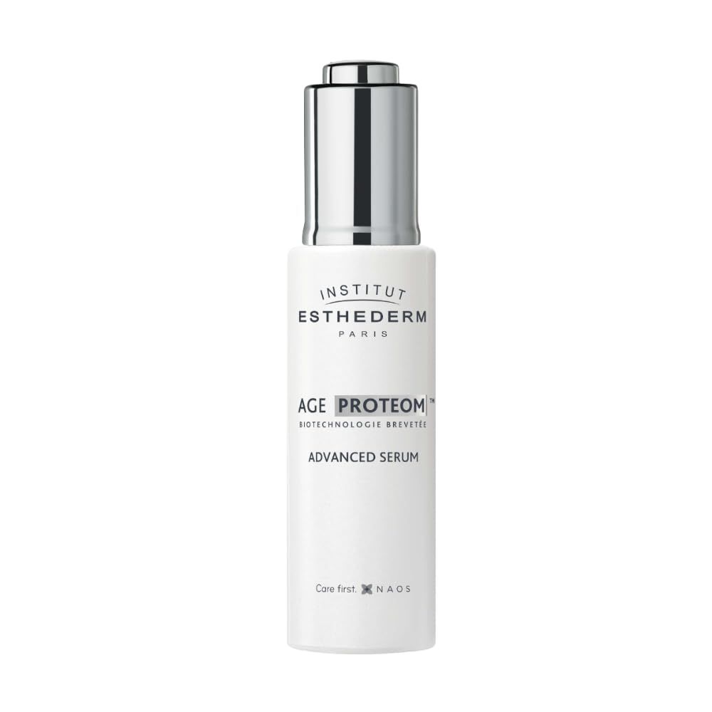 Institut Esthederm - Age Proteom Advanced Serum, Longevity Serum, Face Serum - Wrinkles, Firmness, Evenness, Radiance, Density. 30mL 1 FL.OZ