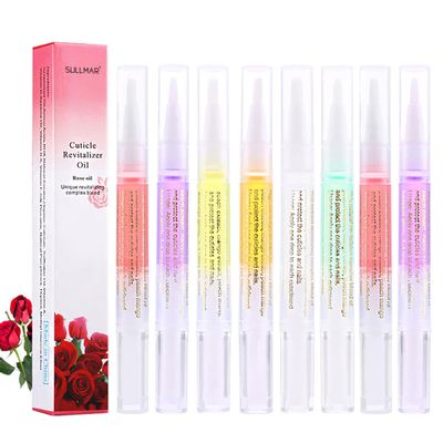 SULLMAR Nail Oil Cuticles Pens Nail Care Kit 8 Smell Cuticle Pen Nail Nutrition Oil Pen Nail Art Professional Manicure Set for Nails Nail Softener Nourish Skin Nail Oil Pens (8pcs)