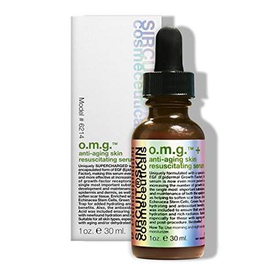 Sircuit Skin O.M.G.+ Anti-Aging Skin Resuscitating Serum - Daily Face Serum with Echinacea Stem Cells, Squalane + Green Tea - Hydrating Facial Serum Promotes Appearance of Youthful Looking Skin (1 oz)