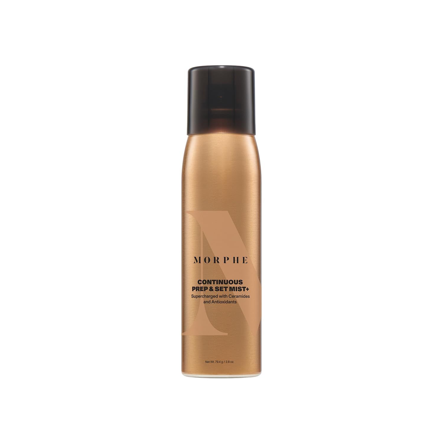 Morphe Continuous Prep &amp; Set Face Mist - Hydrating Setting Spray for Makeup &amp; Skin Prep - Enriched with Ceramides and Antioxidants for a Radiant Finish (2.8 oz)