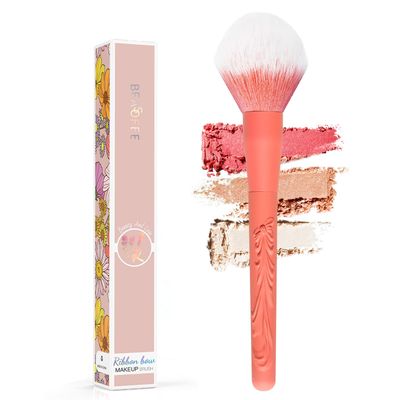 Powder Brush, Large Foundation Brush Flat Kabuki Contour Makeup Brush For Blending, Buffing Liquid, Powder, Foundation, Cream, Concealer,Blush
