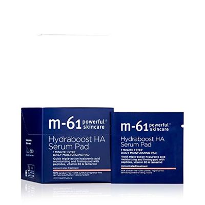 M-61 Hydraboost HA Serum Pad- 30 Treatments- 48 hour moisturizing and firming serum pad with hyaluronic, vitamin B5 &amp; E