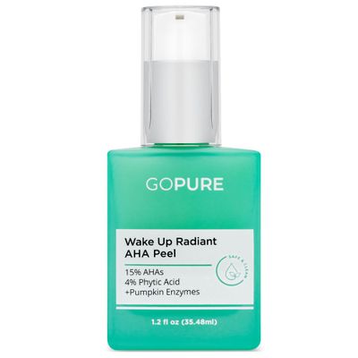Wake Up Radiant AHA Peel - Gentle Resurfacer, Visibly Brightens Dark Spots, Smooths the Look of Rough Skin &amp; Visibly Firms Lines, Great For All Skin Types