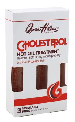 Queen Helene Cholesterol Hot Oil Treatment 3 Count - 1 Ounce Tubes (30ml) (Pack of 3)