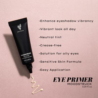 Younique MOODSTRUCK Eye Primer | 10mL | Eyeshadow Base for Oily Lids &amp; Mature Eyes | Eyelid Primer for Long-Lasting Makeup | Skincare Primer to Brighten Eyes