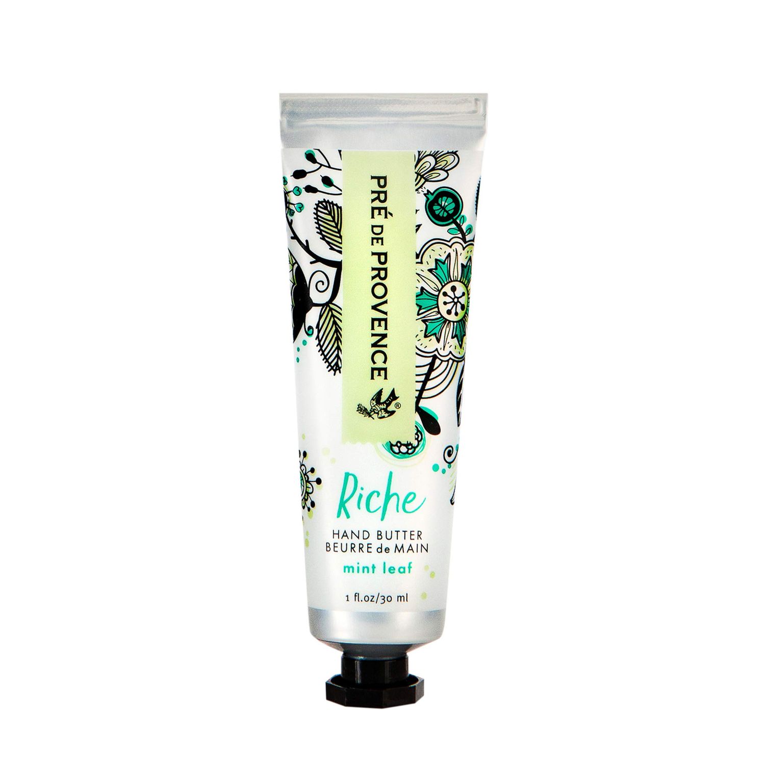 Pre de Provence Riche Collection Hand Butter, Mint Leaf, 1 Count (Pack of 1)