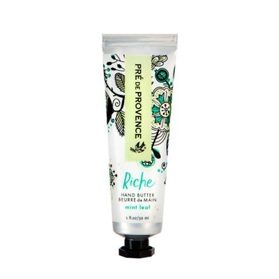 Pre de Provence Riche Collection Hand Butter, Mint Leaf, 1 Count (Pack of 1)