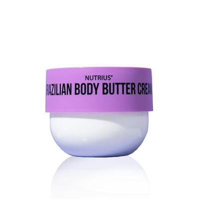 Nutrius Brazilian Body Butter Cream Botanical Bliss - Infused with Exquisite Botanicals for Luxurious Hydration and Nourishment - Unveiling Your Skin&#39;s Natural Radiance - 6 FL OZ