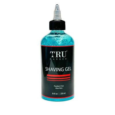 TRU BARBER Shaving Gel for Men, Straight razor shave, Perfect edging and smooth shaving
