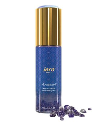 ier Beauty Moonkissed Replenishing Rose Water Facial Mist | Hydrates and Soothes | Setting Spray for Makeup | Botanical and Crystal-Infused | Aromatherapy | Made in Italy | 3.38 FL OZ/100ML