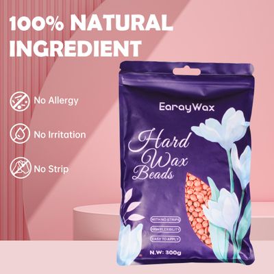 Wax Beads, Earaywax Hard Wax Beads for Sensitive Skin Hair Removal, Wax for Full Body, Bikini, Face, Eyebrow, Back, Chest, Legs, Armpit, Upper Lip, Home Refill wax for Wax Warmer Kit