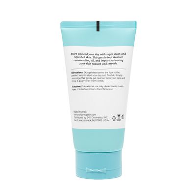 SeSpring Cleanse It Out Gel Cleanser Korean Face Wash With Camellia, Lotus, Tea Tree Oil, Korean Skin Care, Clean Beauty Products, Vegan, Cruelty Free, Korean Cleanser, Skin Cleanser 5 oz