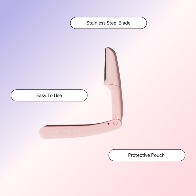 No Mo-Stache Facial Razor - Fuzz Free Facial Razors for Hair Removal and Skin Exfoliating