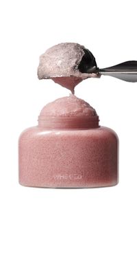 WHIPPED VEGAN PACK SCRUB MUHWABUTTER 210g (7.40 oz) - Made with Fig &amp; Cacao Butter | Chewy Gelato Texture with Ceramide &amp; Niacinamide, No Sugar or Salt, for Face &amp; Body