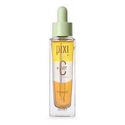 Pixi Beauty +C Vit Priming Oil | Vitamin C Oil Energizes &amp; Balances Skin | Nourishing Facial Oil | Creates A Flawless Makeup Base | 1.00 Fl Oz