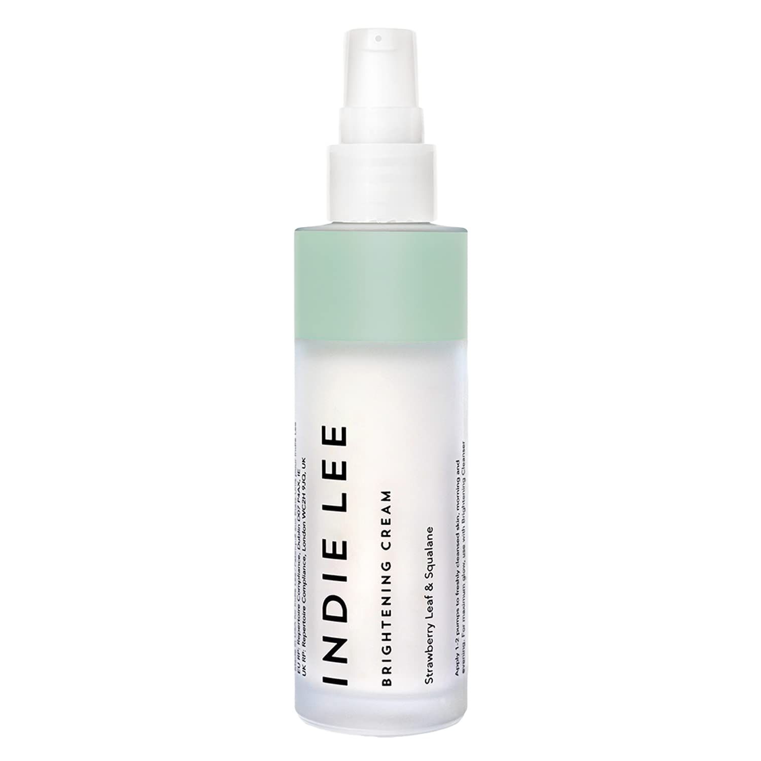 Indie Lee Brightening Cream - Centella Asiatica &amp; Strawberry Leaf Extract for a Radiant, Antioxidant Plumping Cream - Moisturizing Face Cream with Safflower Oil &amp; Squalane Oil (50ml)