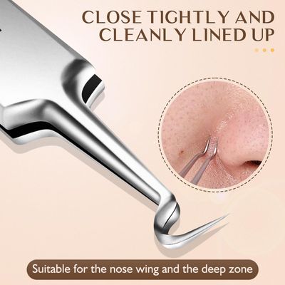 WSYUB Blackhead Tweezers, Pimple Popper Tool Kit, Blackhead Extractor,Ingrown Hair Tweezers, Blemish and Blackhead Removal Tools