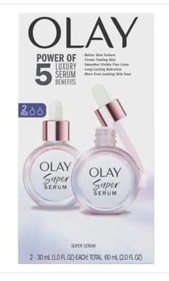 Olay Super Serum Twin Pack, (1 fl. oz. Pack of 2)