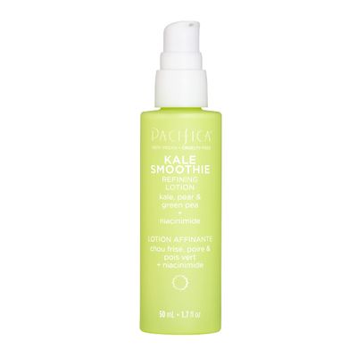 Pacifica Face Moisturizer - Kale Smoothie Face Lotion w/Niacinamide, Copper, Super Foods &amp; Plant Extract - Reduces Pore Size &amp; Redness, Improves Skin Texture Vegan &amp; Cruelty-Free Dermatologist Tested