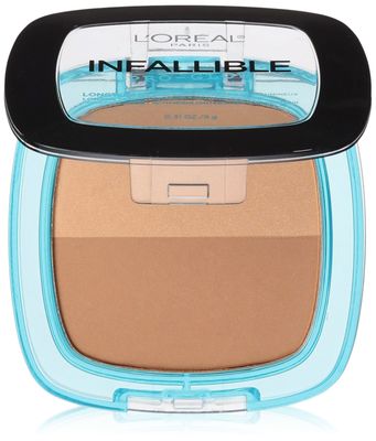 L&#39;Oral Paris Infallible Pro Glow Pressed Powder, Cocoa, 0.31 oz.