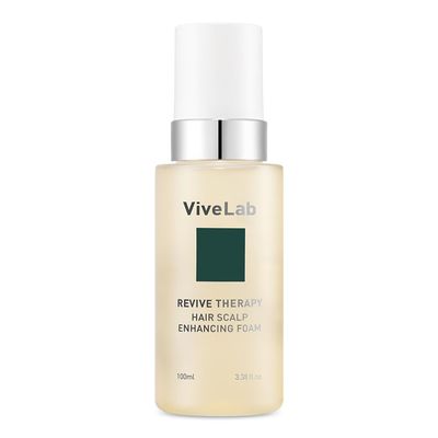 Revive Therapy Hair Scalp Enhancing Foam by ViveLab - Nighttime Care for Scalp, Vegan Formula 3.38 oz