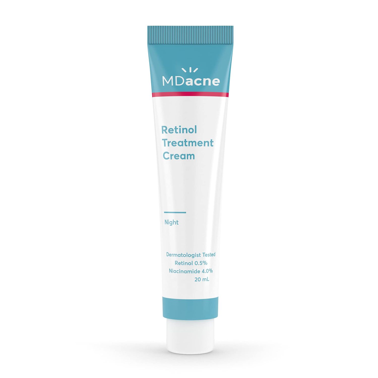 MDacne - Retinol 0.5% and Niacinamide 4% Cream, Reduces Blemishes and Improves Skin Texture without Irritation