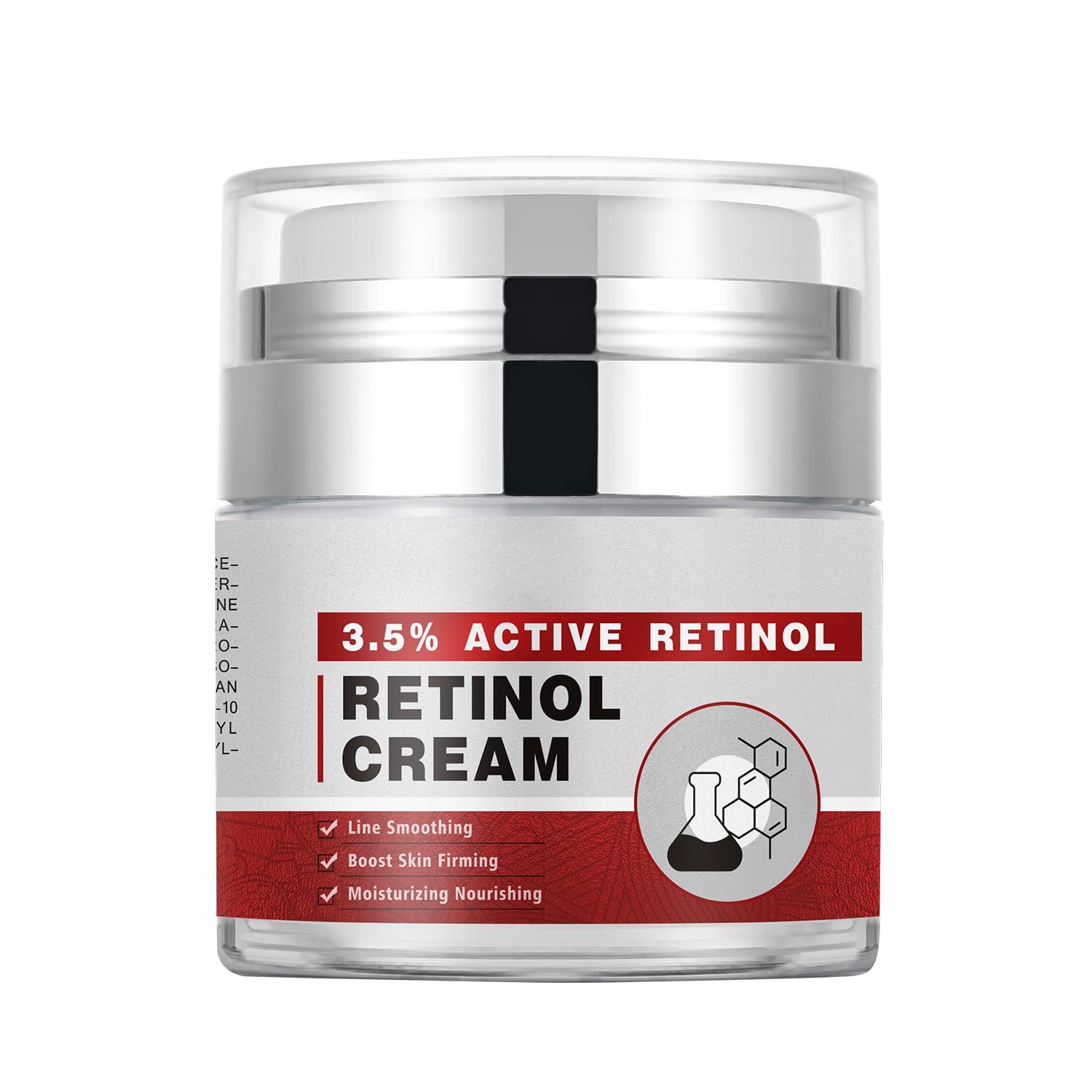 Retinol Cream For Face, Daily Face Cream with Hyaluronic Acid, Face Moisturizer for Dry Skin, Acne-prone, Sensitive Skin, Face Cream For Women, Hydrating Face Cream, Neck Cream