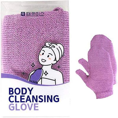 TTAEREUMIO 1 Pair Exfoliating Gloves for Shower, Bath, and Cleansing, Deep Clean Skin