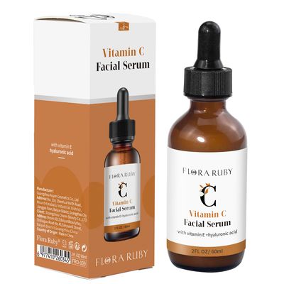 Pure Vitamin C Facial Serum Anti Aging Face Serum with Vitamin C, Hyaluronic Acid, Vitamin E &amp; More - Brightening Serum for Dark Spots, Sensitive Skin &amp; Wrinkles, 2 Fl Oz