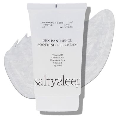 Saltysleep Cream - Dex-panthenol Soothing Gel Cream, 3.38fl/3.38oz Hydrating Face Moisturizer, Korean Skincare for All Skin Types