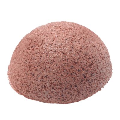 MZ SKIN | NATURAL KONJAC SPONGE | Red Clay |Iron | Skin Care Sponge | Environmentally Friendly