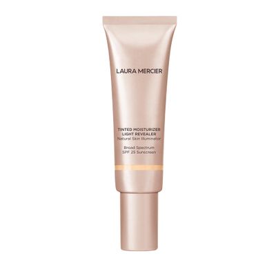 Laura Mercier Tinted Moisturizer Light Revealer Natural Skin Illuminator with SPF 25: All Day Hydration, Ultra-Sheer Coverage, Luminous &amp; Radiant Finish, Skin Tint, Cameo