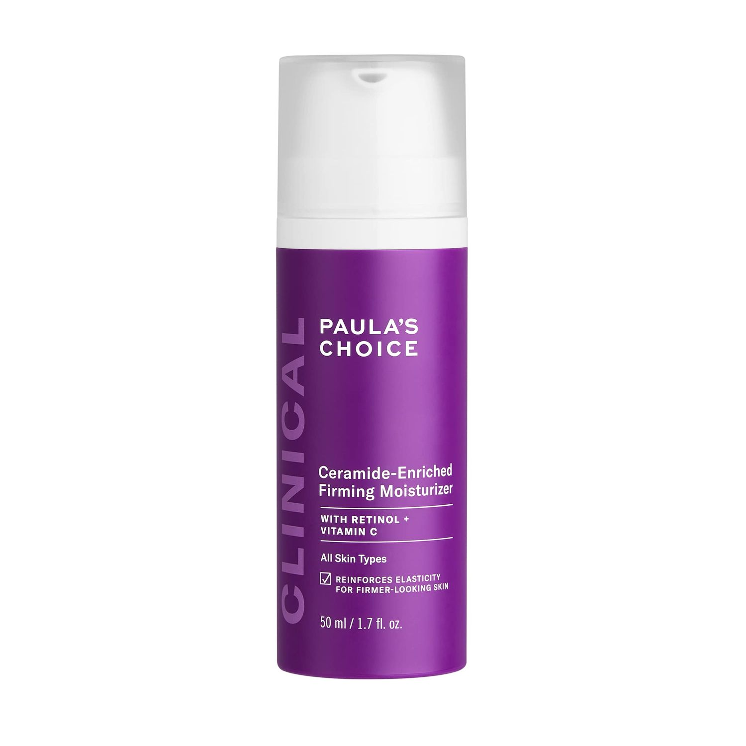 Paula&#39;s Choice CLINICAL Ceramide Enriched Firming Moisturizer, Retinol &amp; Vitamin C, Anti-Aging &amp; Wrinkles, 1.7 Ounce