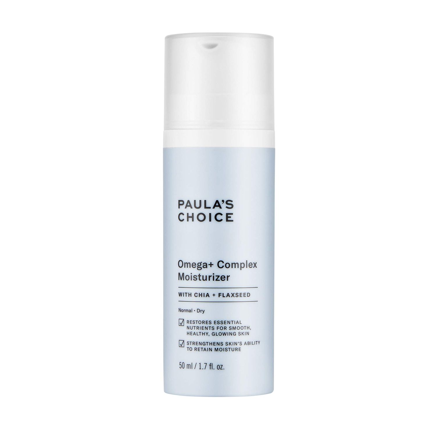 Paula&#39;s Choice Omega+ Complex Lightweight Face Moisturizer, Shea Butter &amp; Plant Oils, Brightening Vitamin C - For Dry &amp; Sensitive Skin