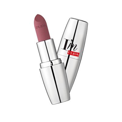 Pupa Milano I Am Matt Pure Colour Lipstick - Dresses Lips In Full, Deep Color - Matte, Velvety And Extremely Sensory Feel - Glides On Without Weighing Lips Down - 013 Brown Rose - 0.123 OZ